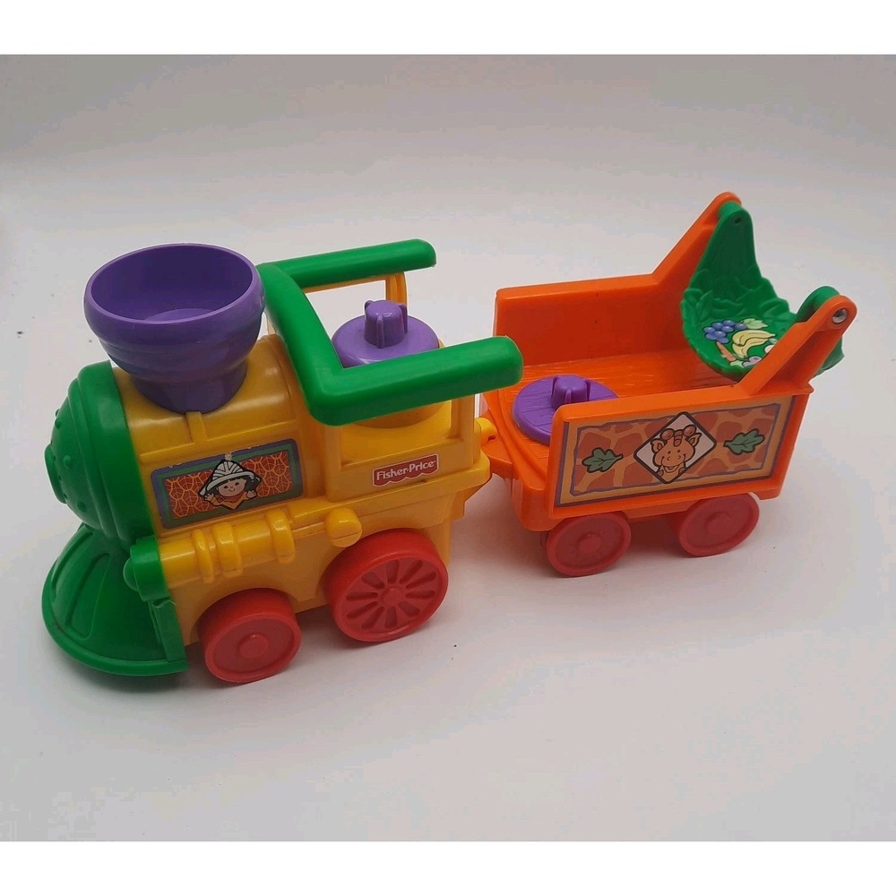 2001 Fisher-Price Little People Petting Zoo Train Works